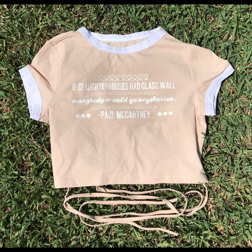 Crop to with Vegan Message by Paul McCartney